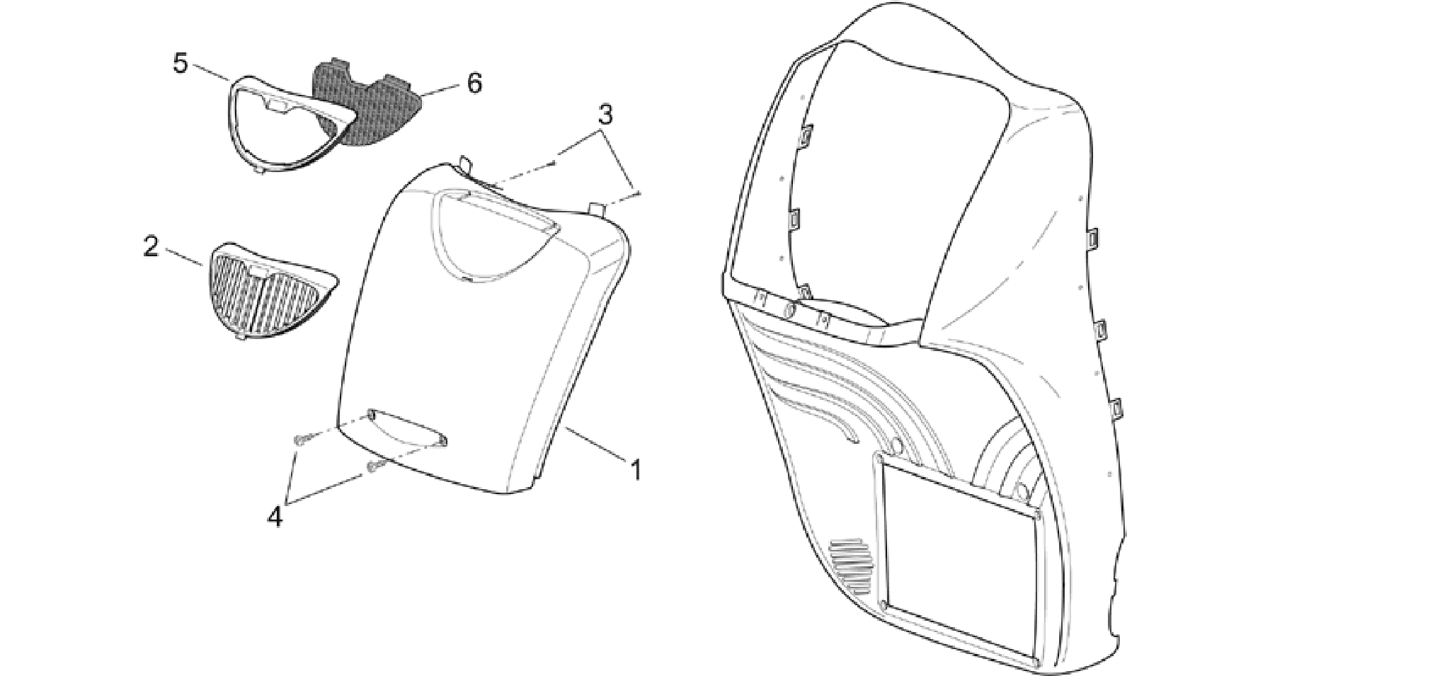 Front body - Front cover