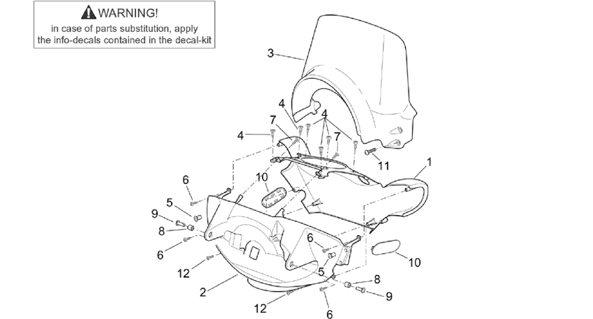 Front body - Front fairing (28.09)