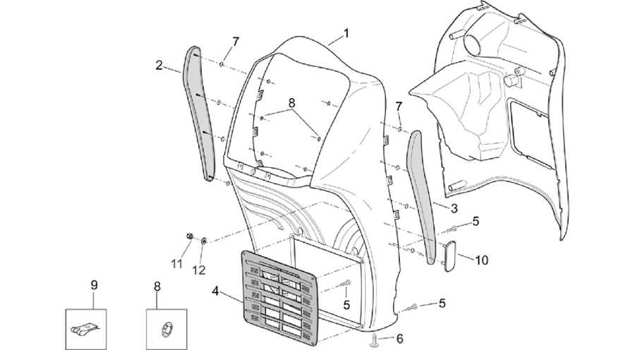 Front body - Front fairing (28.14)