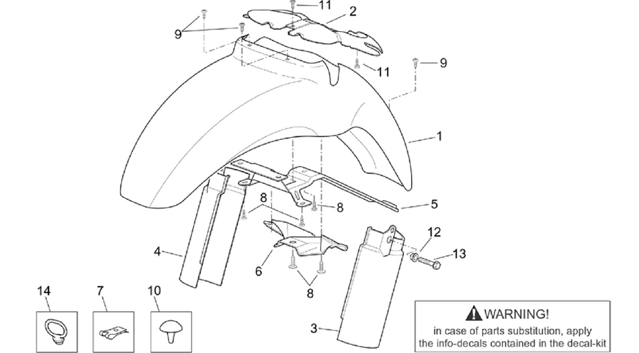 Front body - Front mudguard