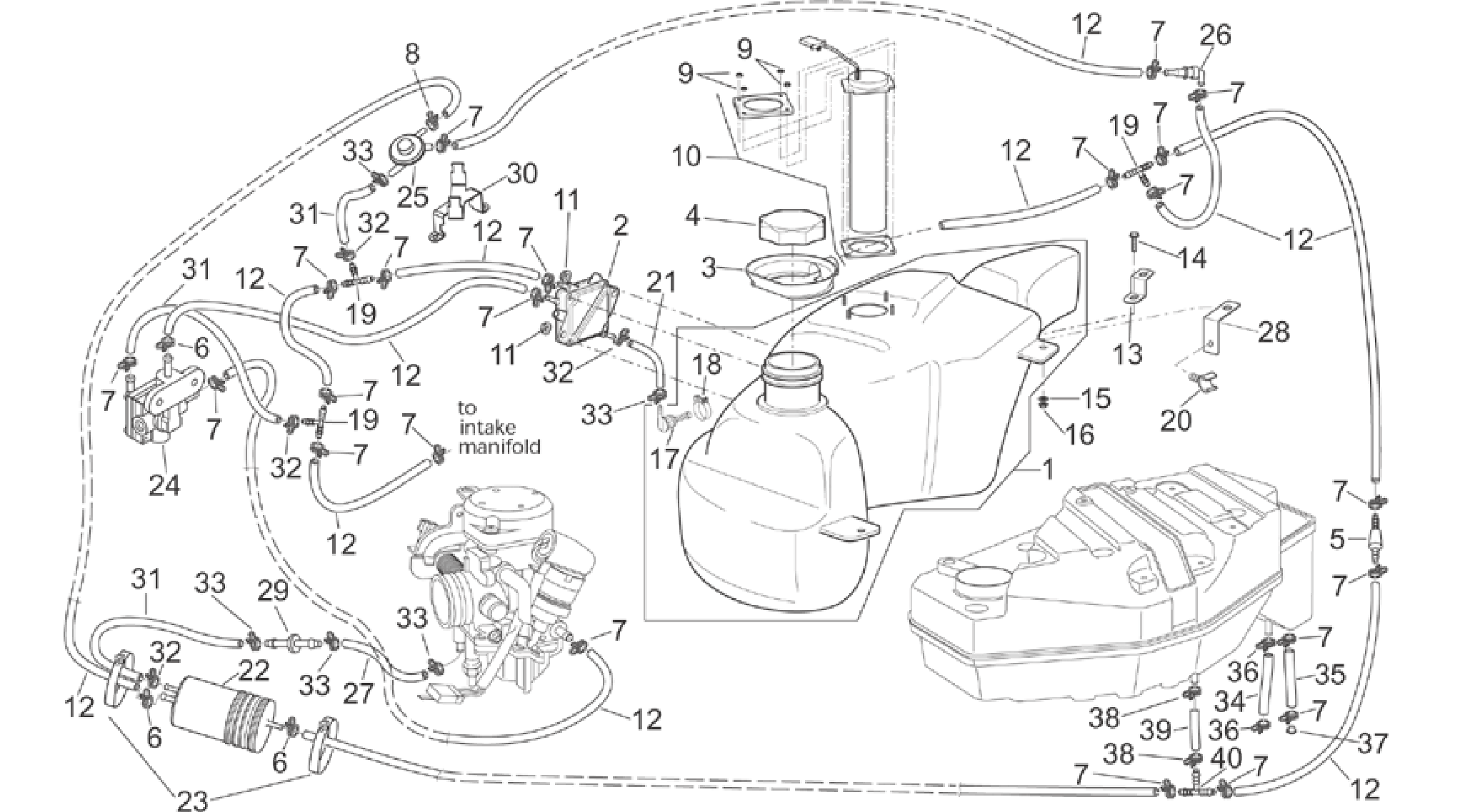 Fuel tank - USA