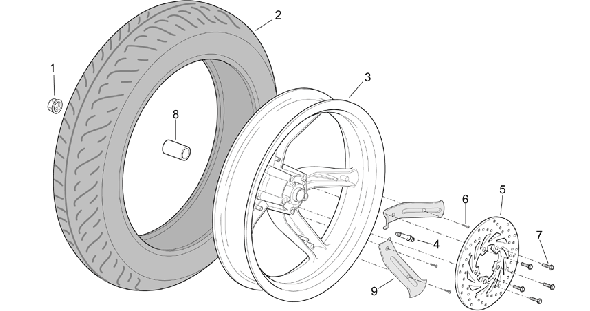 Rear wheel
