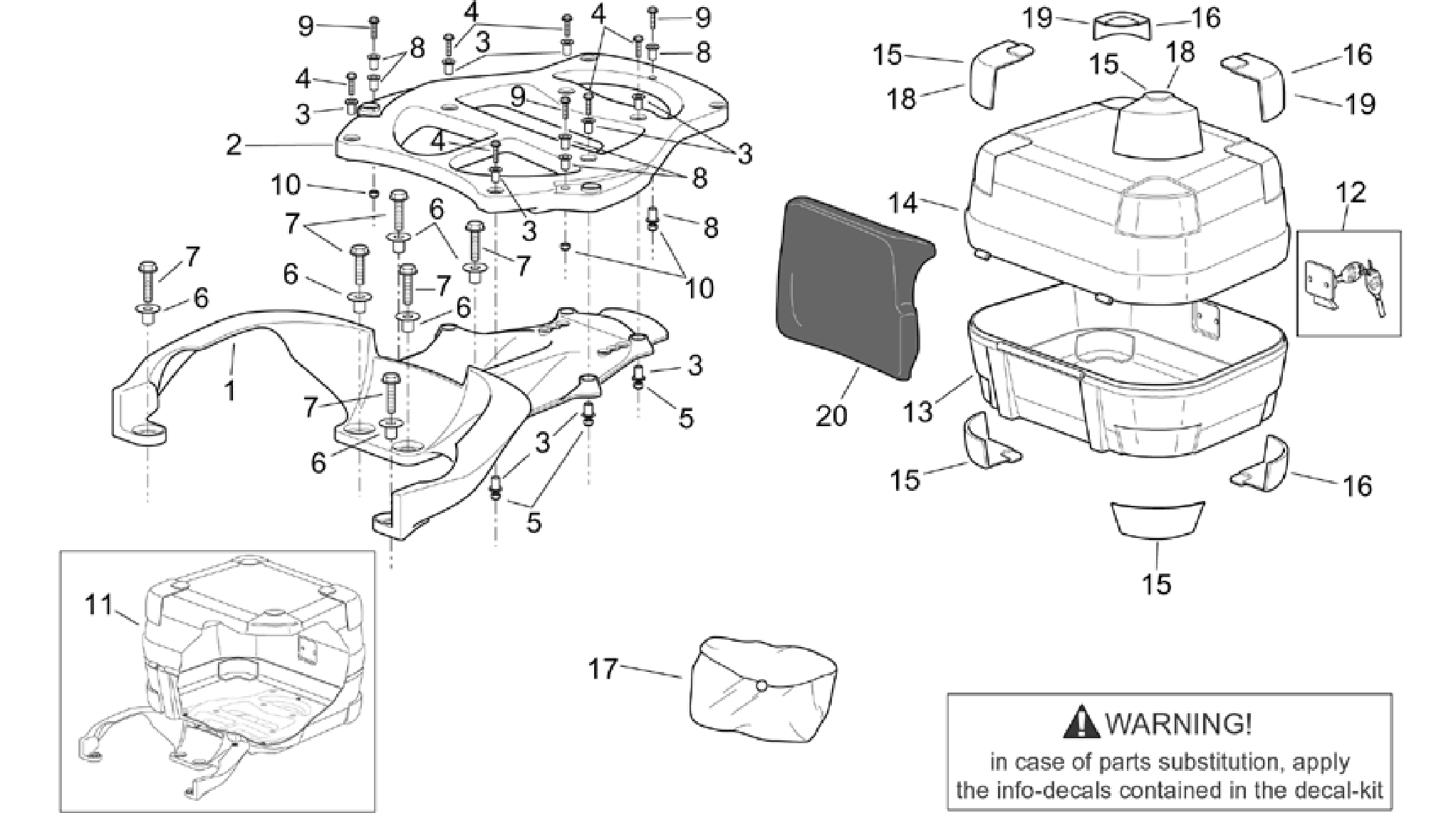 Top box with angulars