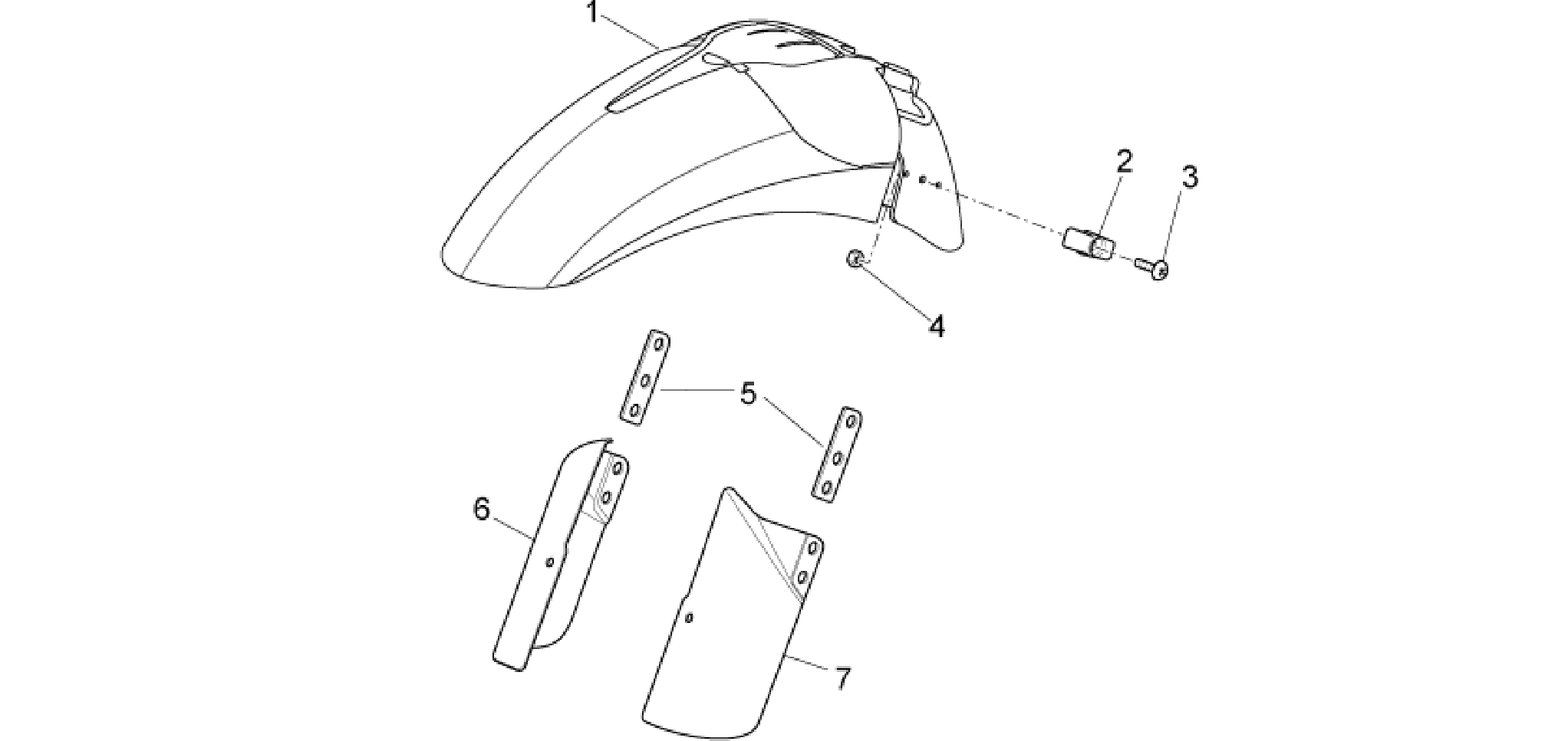 Front body - Front mudguard