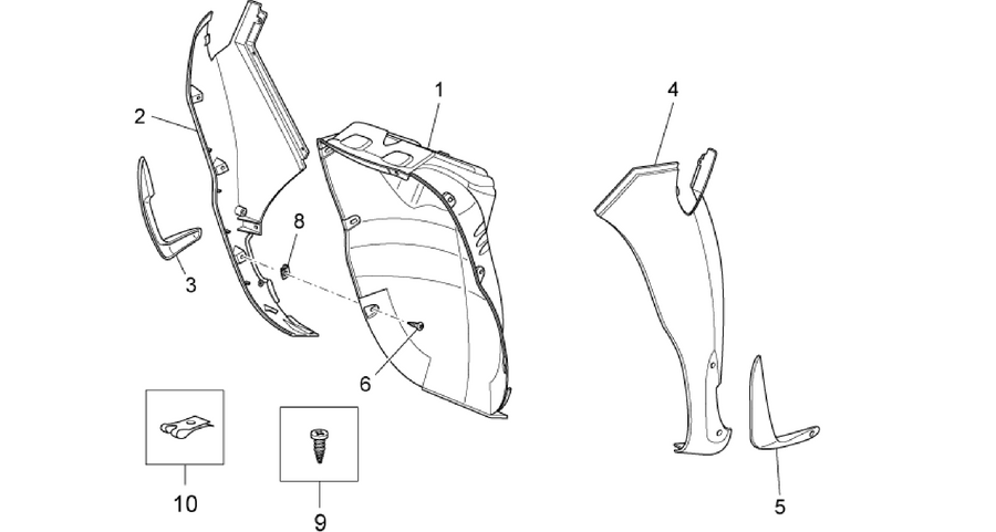 Front body - Front shield