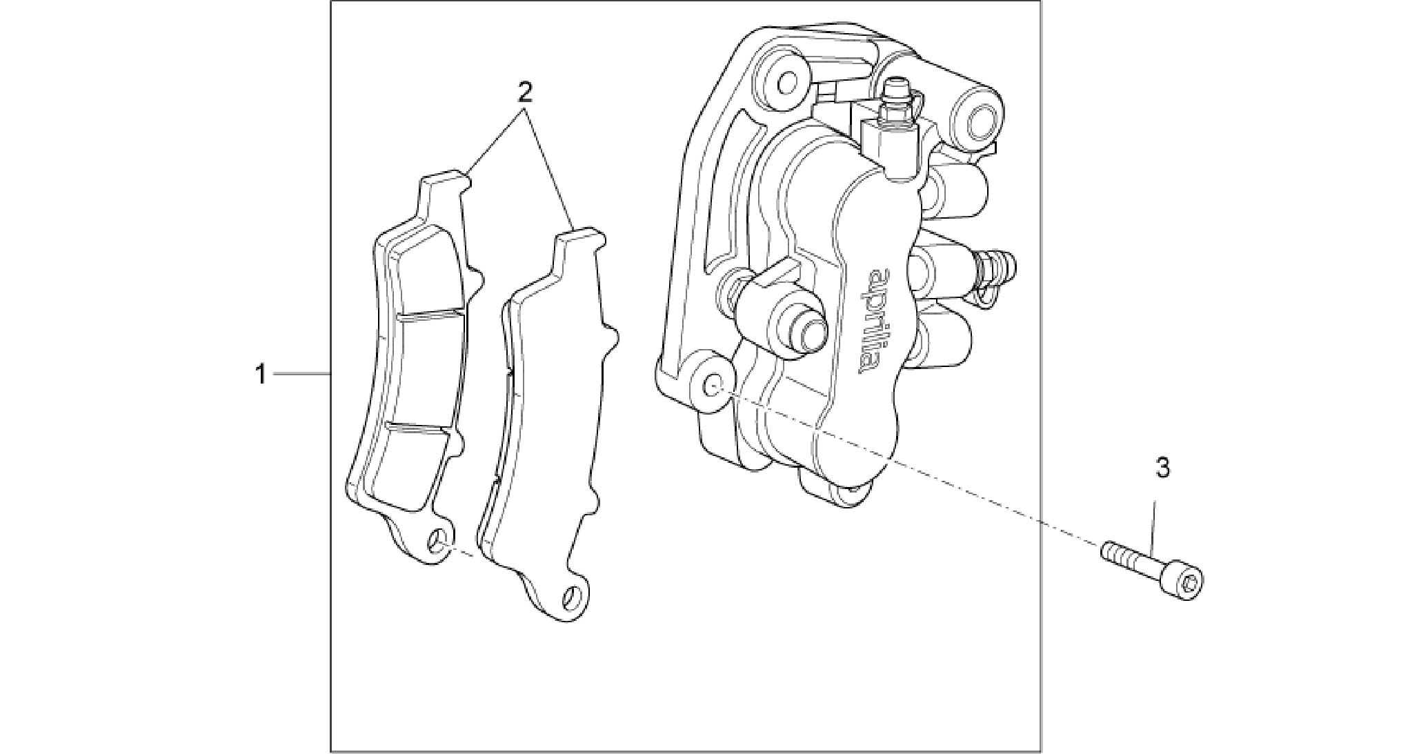 Front caliper
