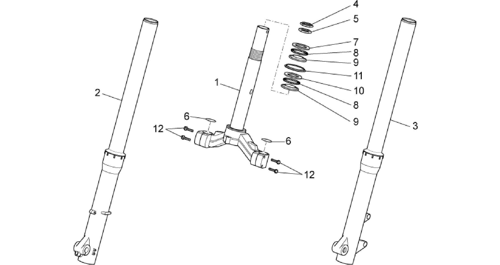 Front fork I