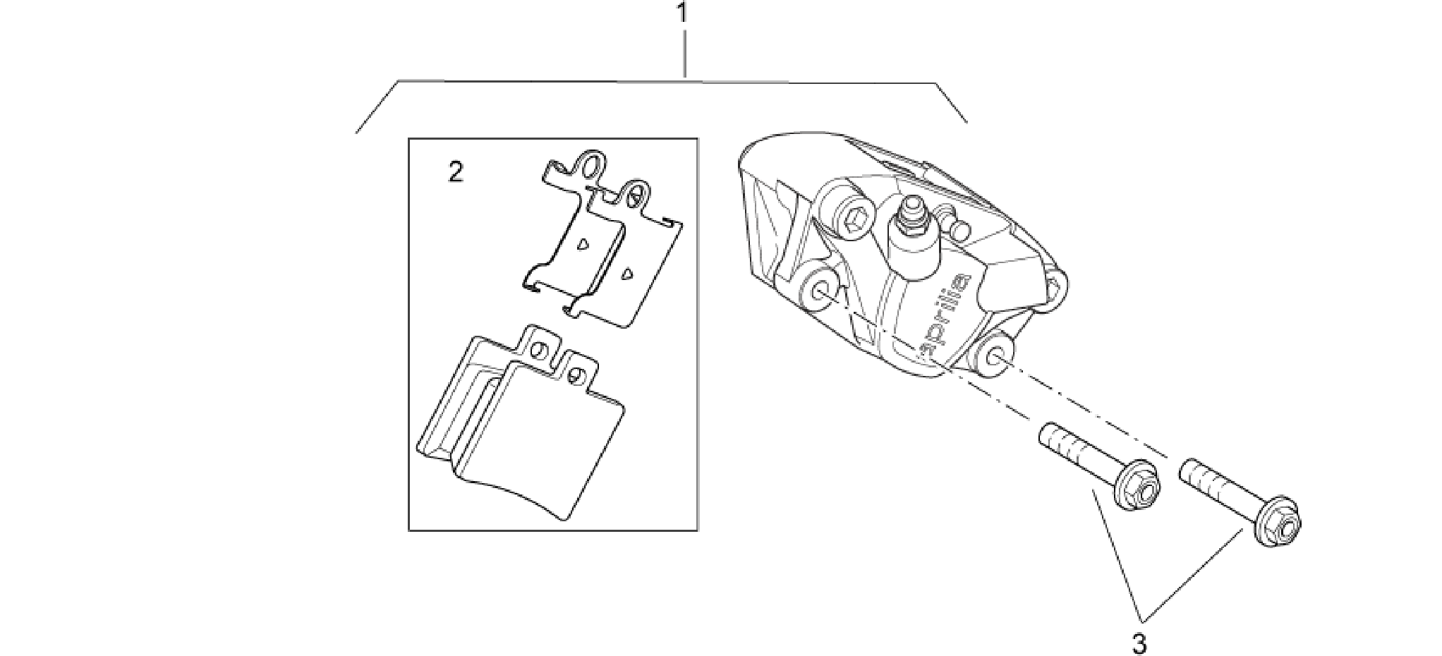 Rear caliper