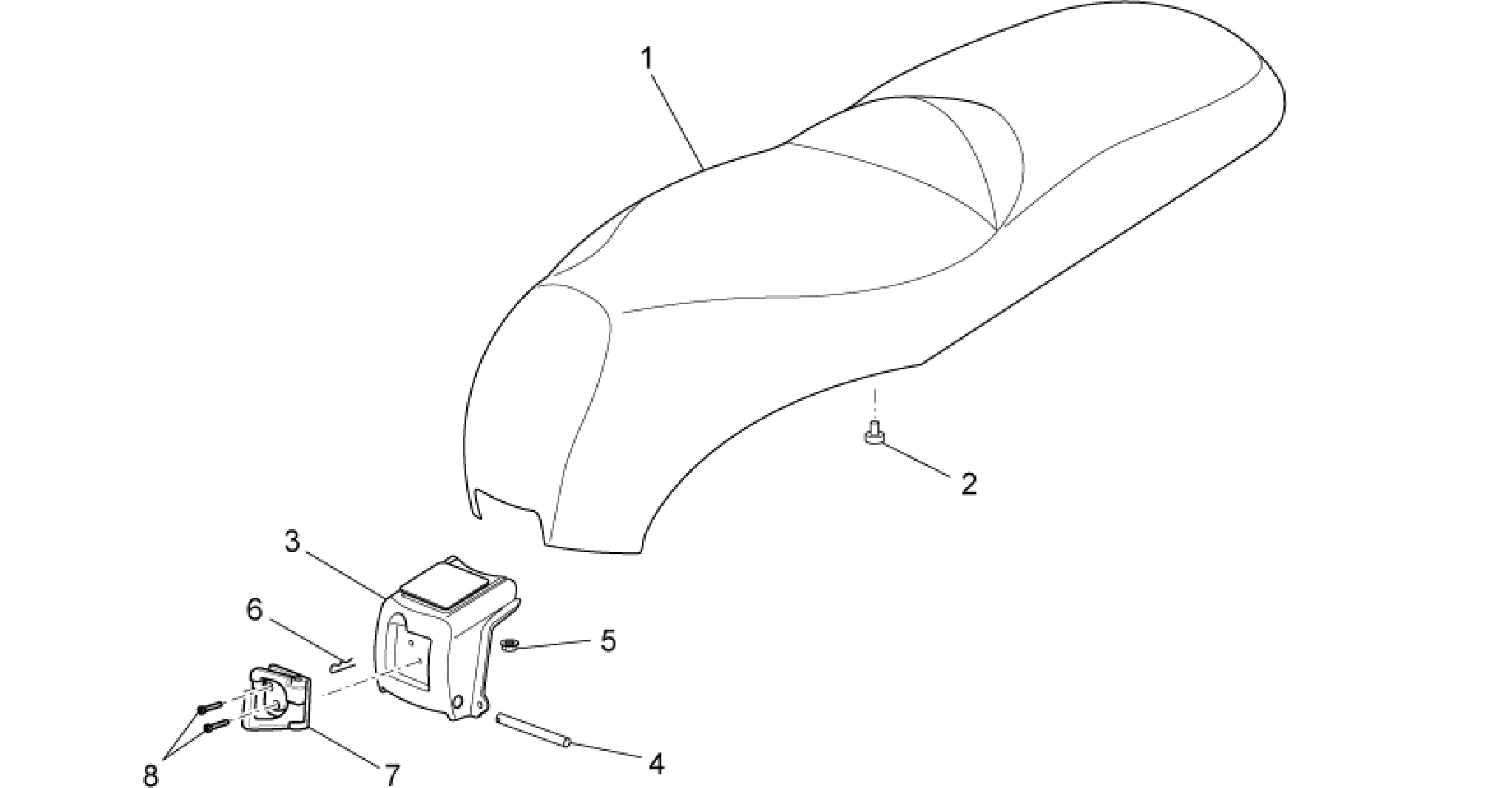 Saddle unit