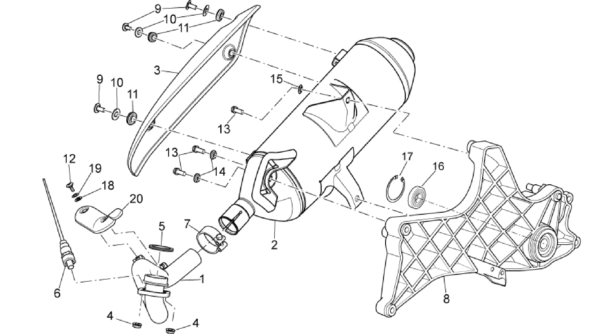 Exhaust unit