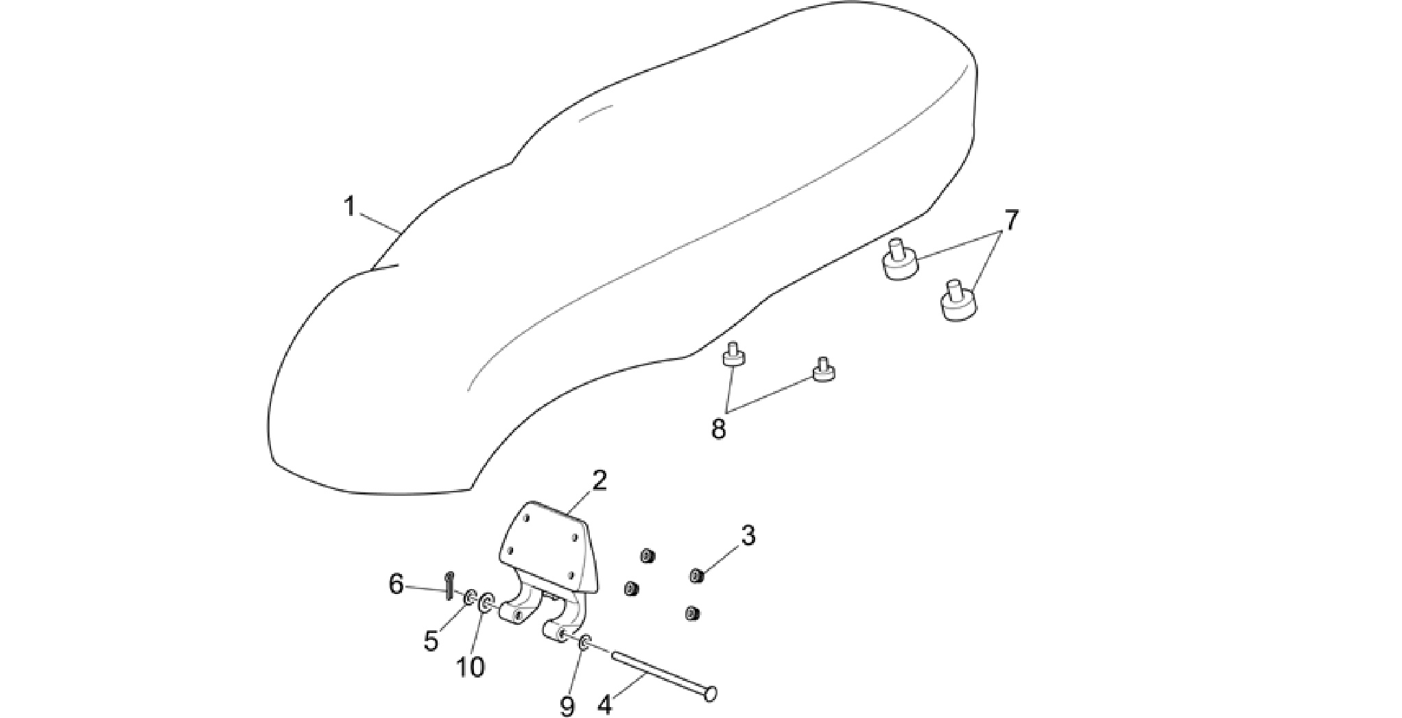 Saddle unit