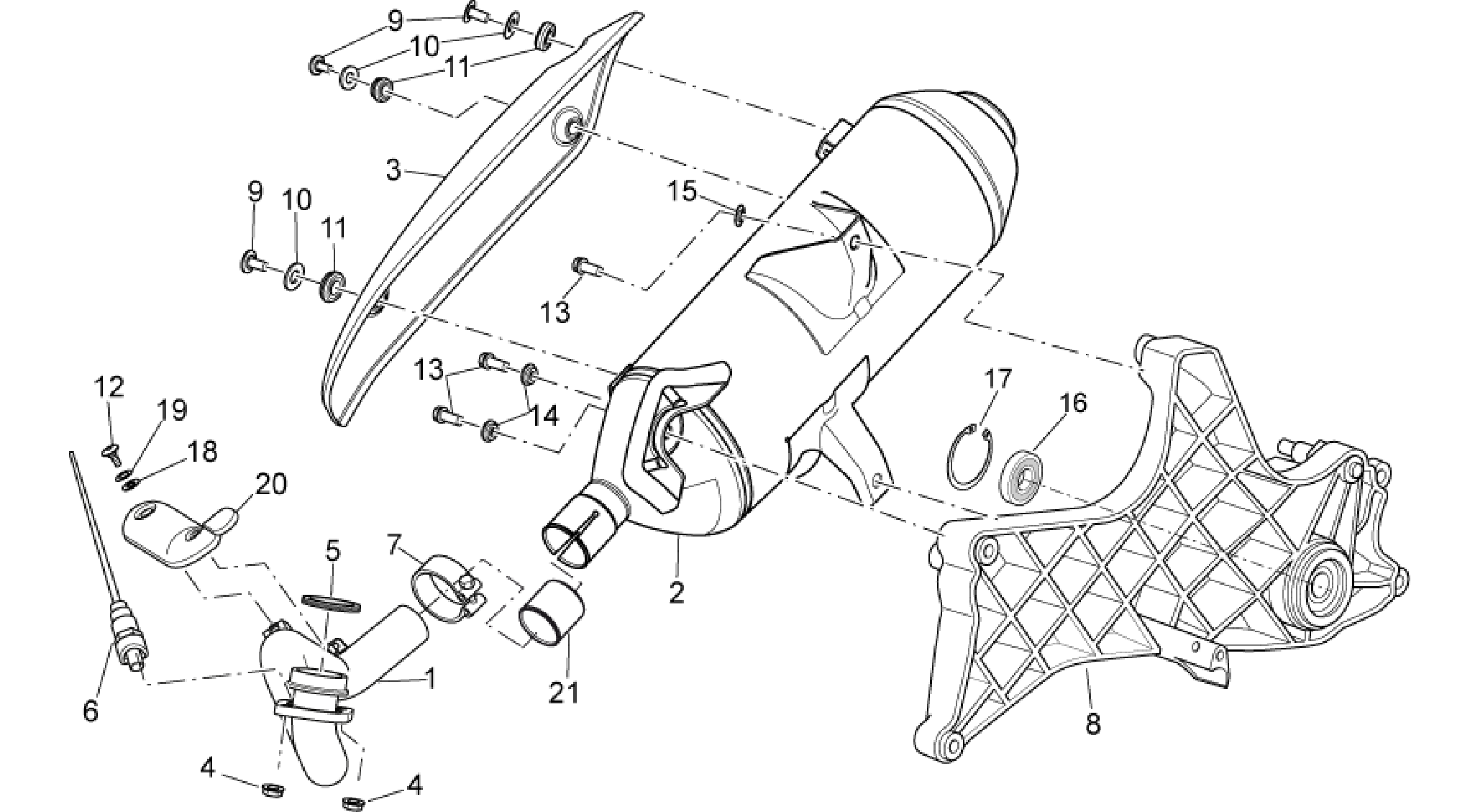 Exhaust unit