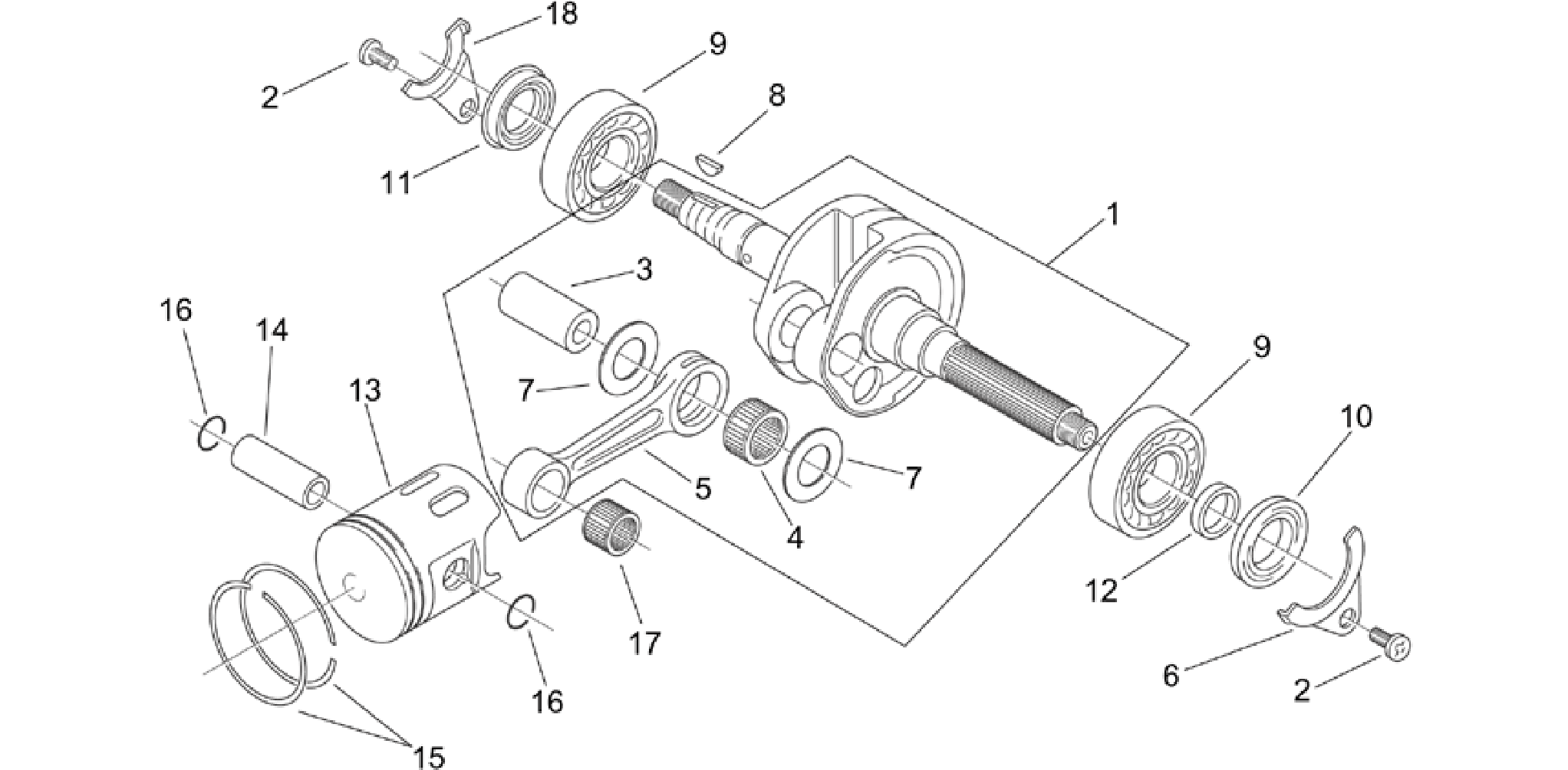 Crankshaft - Piston
