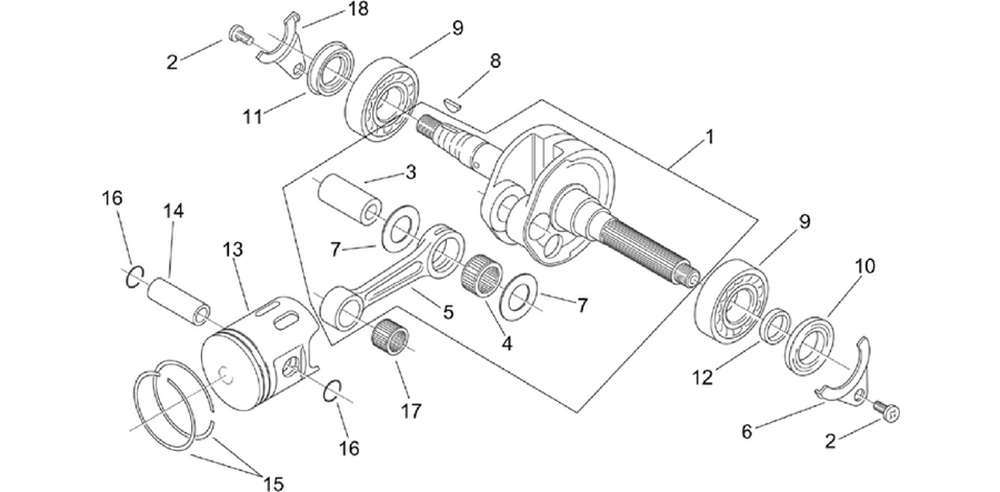 Crankshaft - Piston