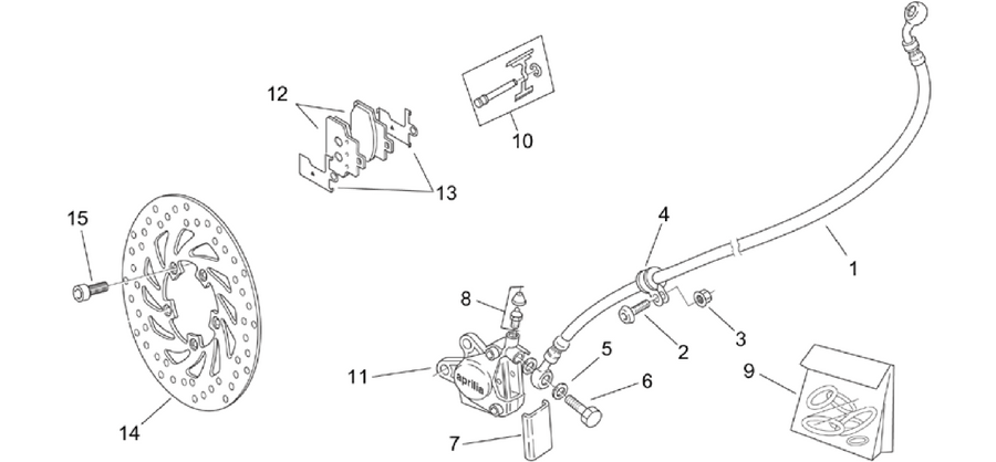 Front brake caliper