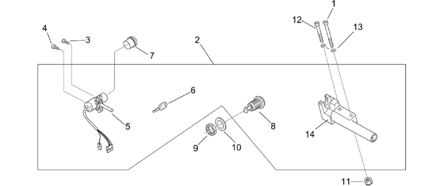 Lock hardware kit