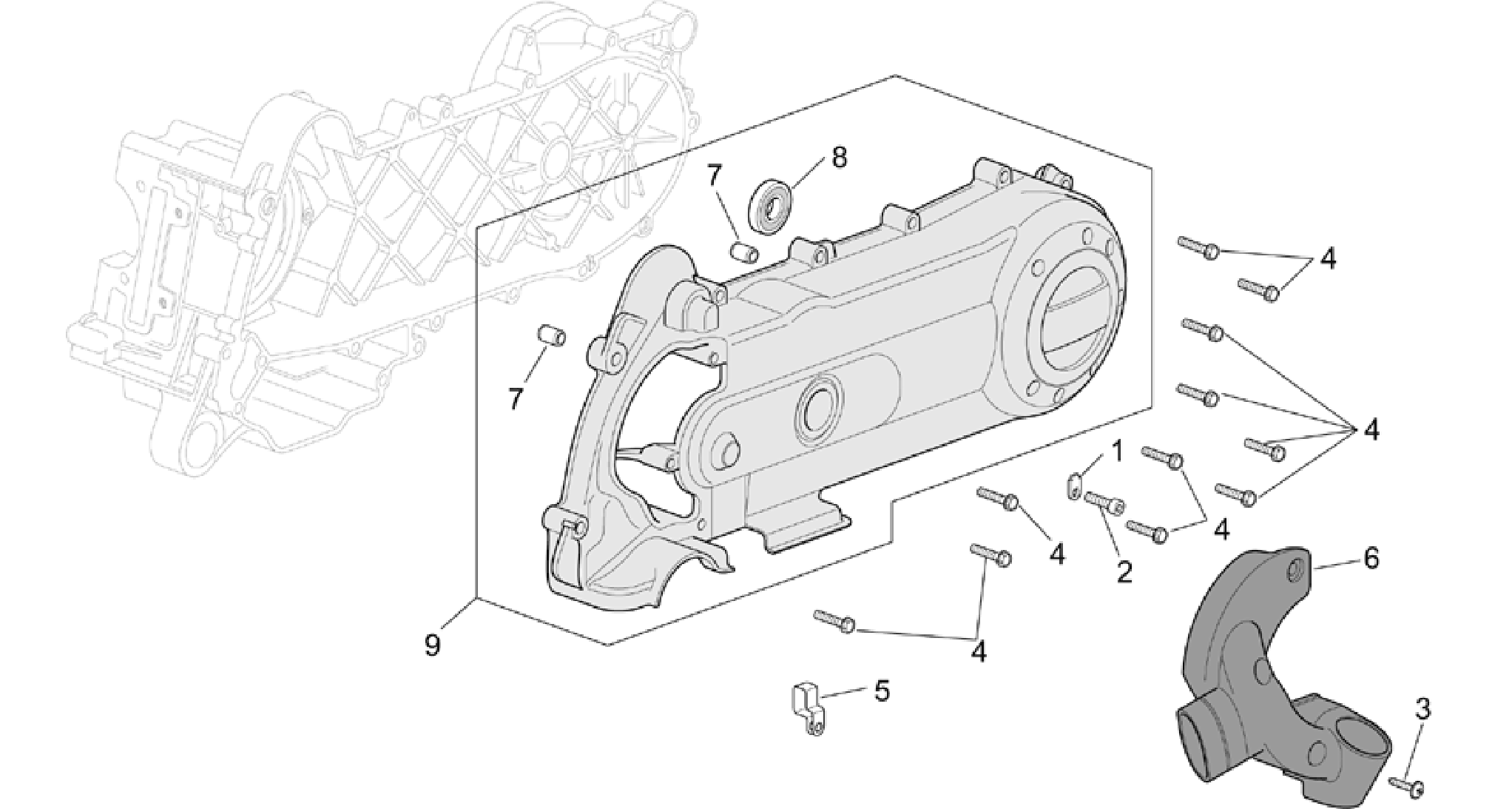 Variator cover