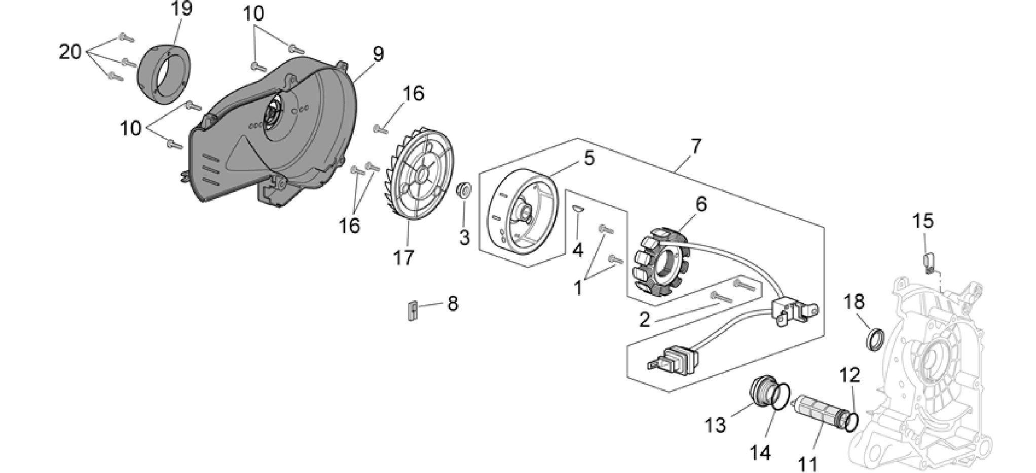 Cdi magneto assy
