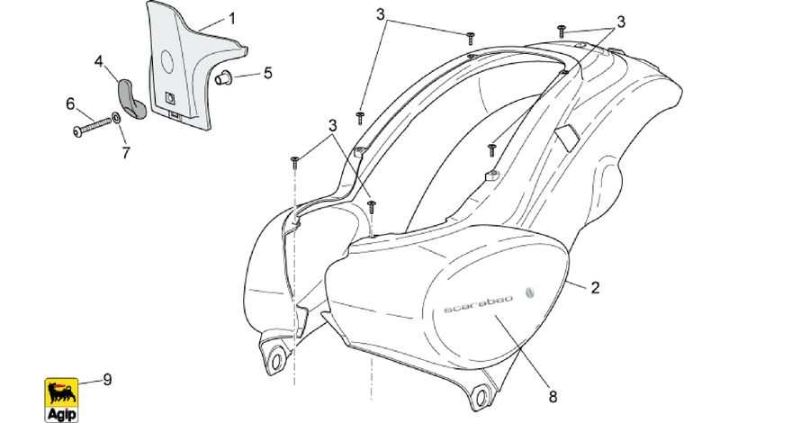 Rear body I