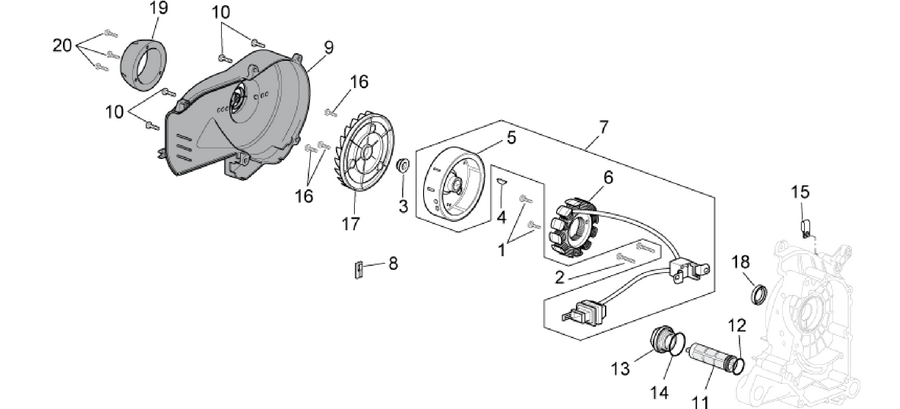 Cdi magneto assy