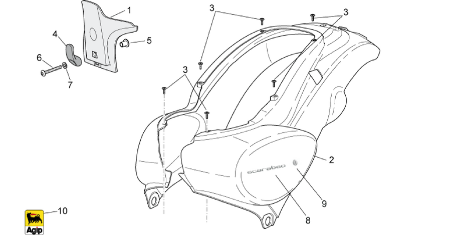 Rear body I