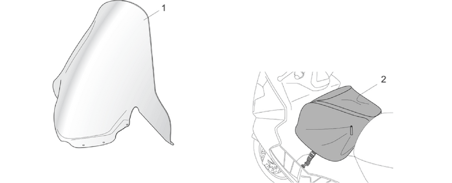 Acc. - Windshields/side cases