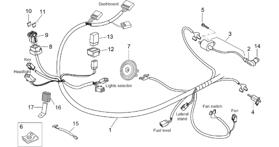 Front electrical system