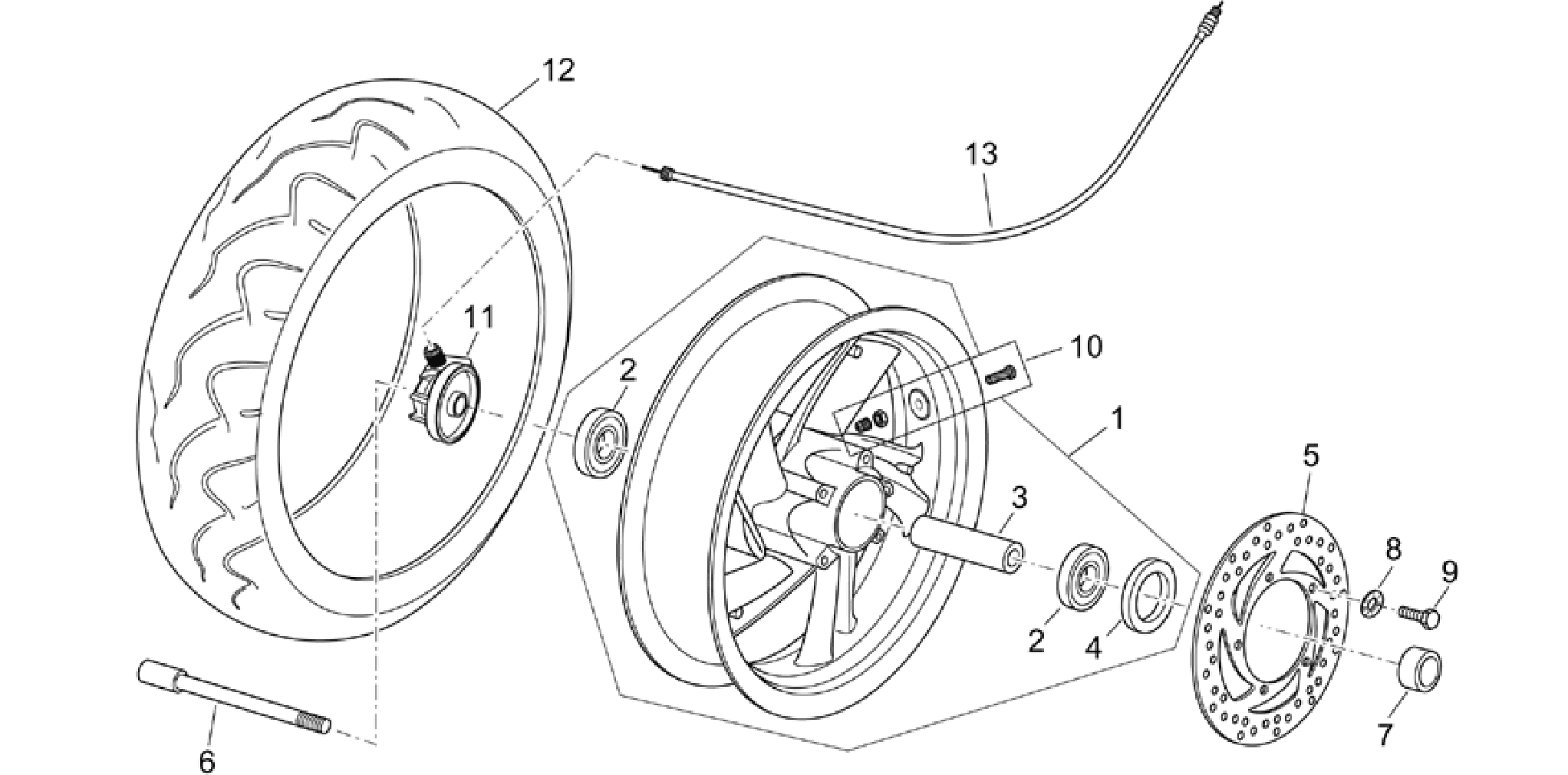 Front wheel