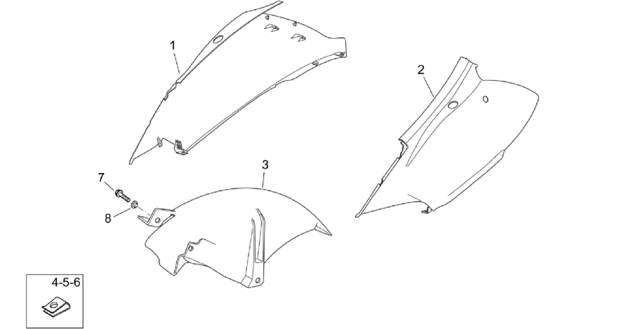 Rear body I