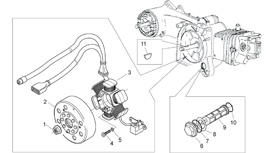 Cdi magneto assy