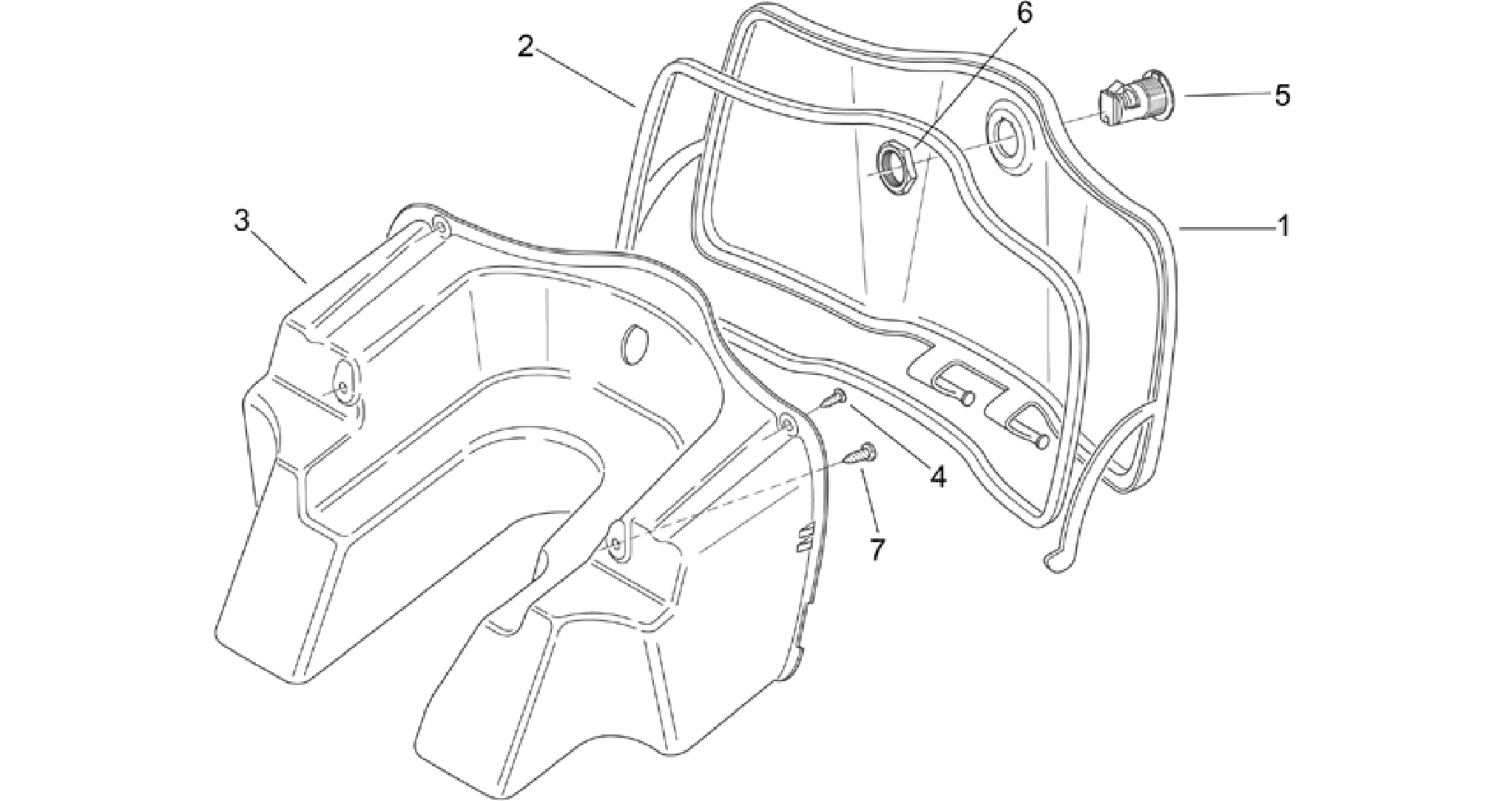 Central body - Glove comp.