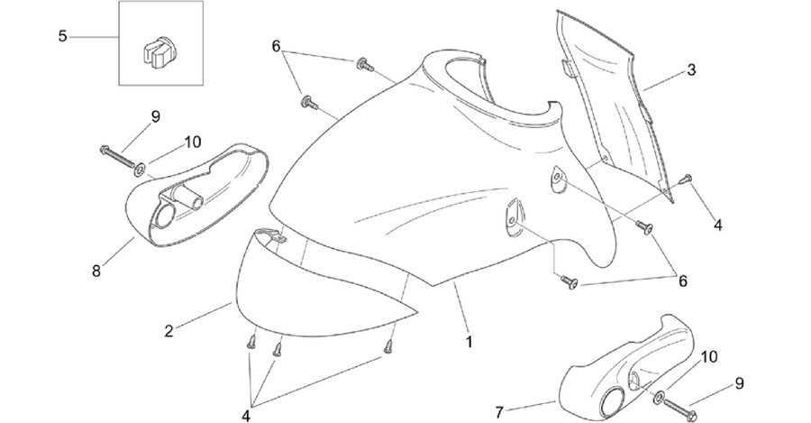 Front body - Front mudguard