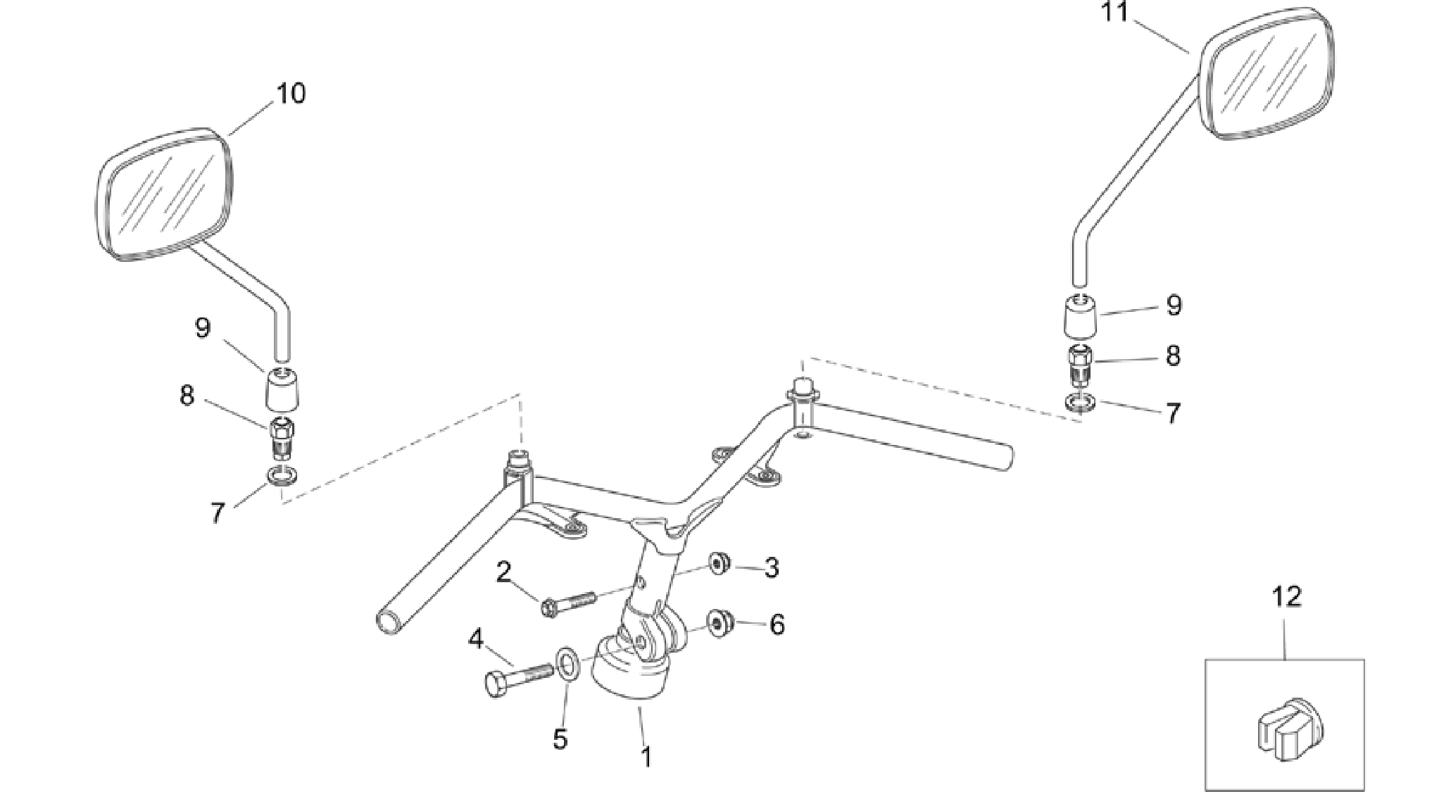Handlebar - Mirrors RETRO'