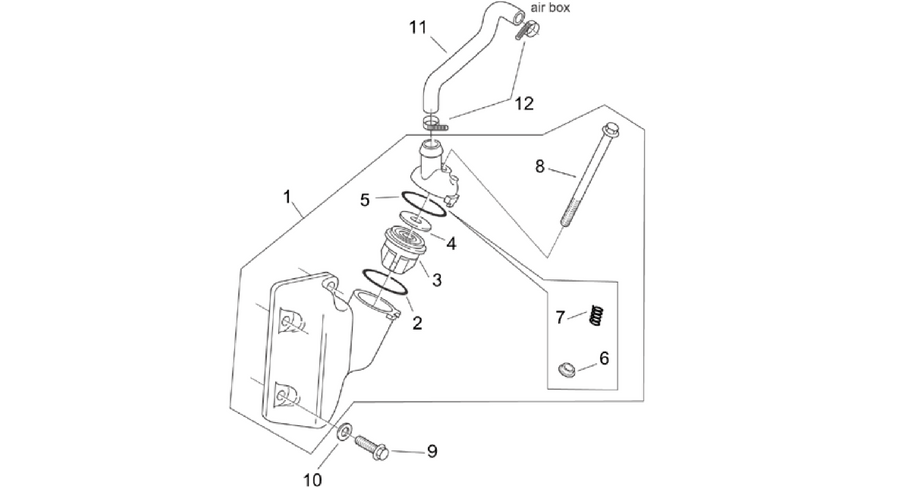 Oil breather valve
