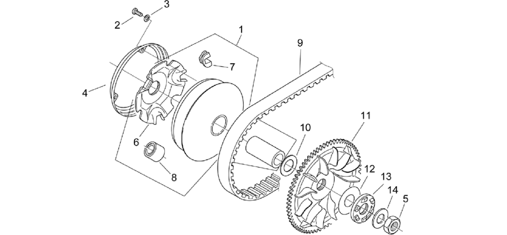 Variator assembly
