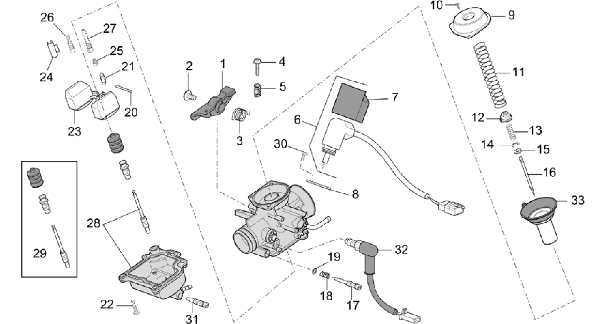 Carburettor - Components