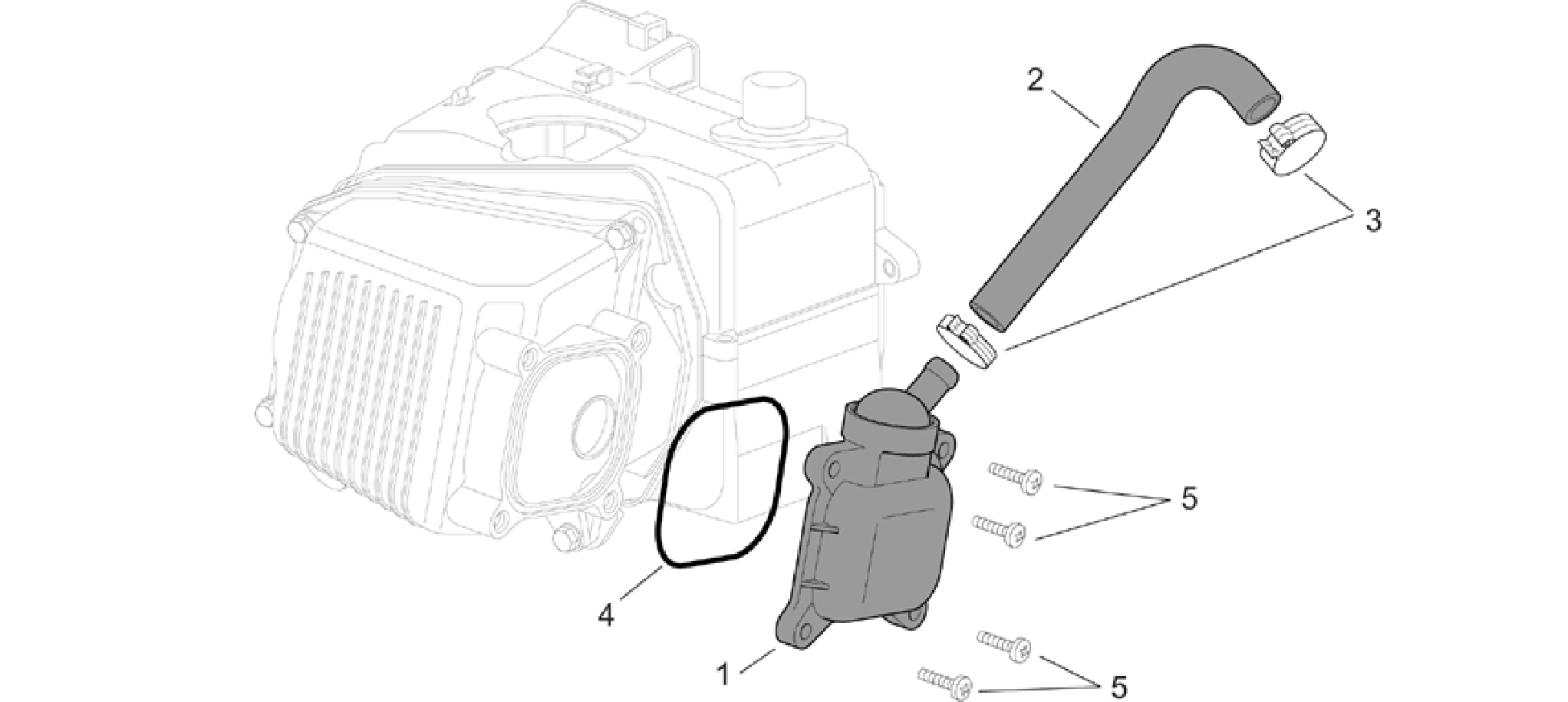 Oil breather valve