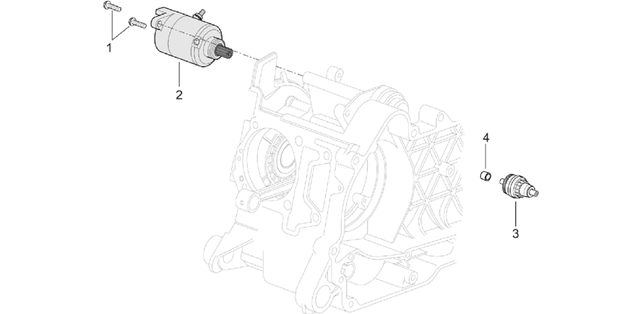 Starter motor - Ignition unit