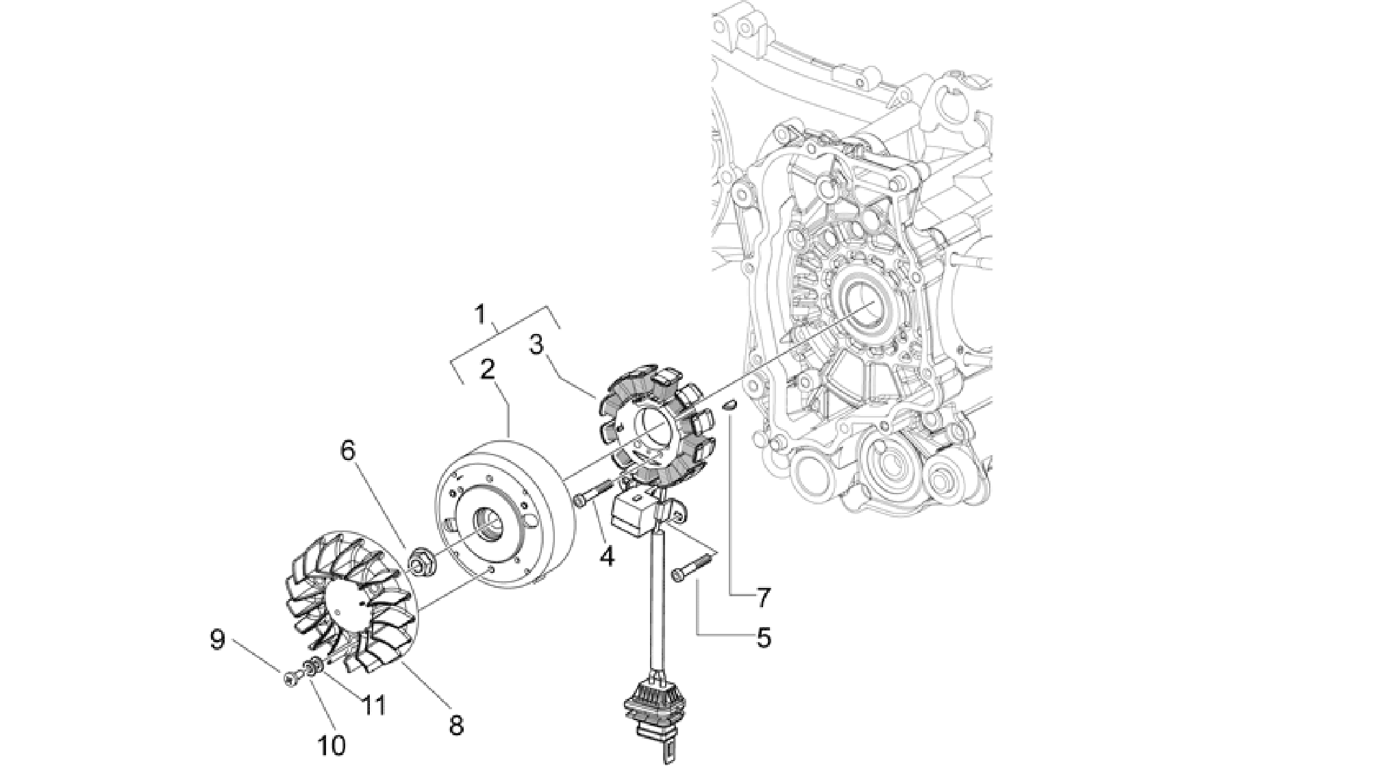 Cdi magneto assy