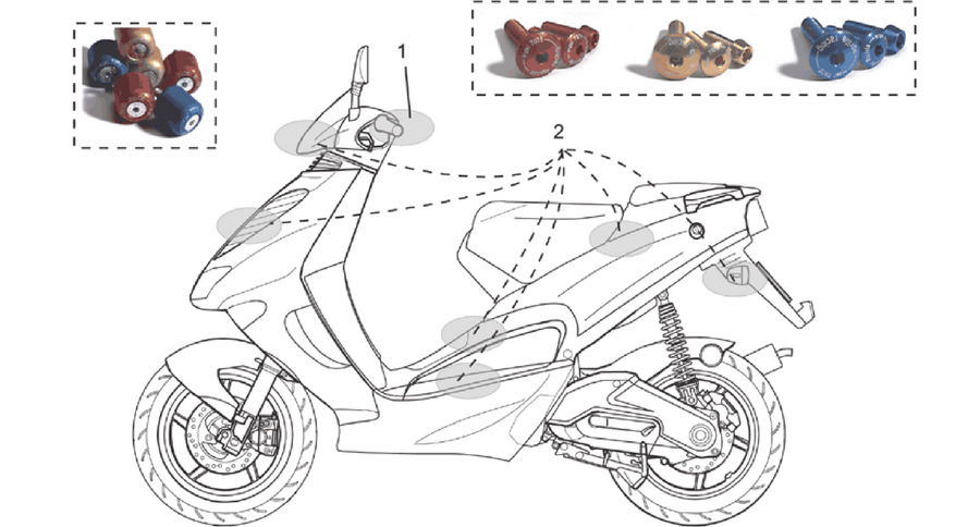 Acc. - Cyclistic components