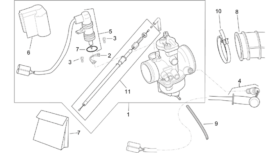 Carburettor Dell'Orto I