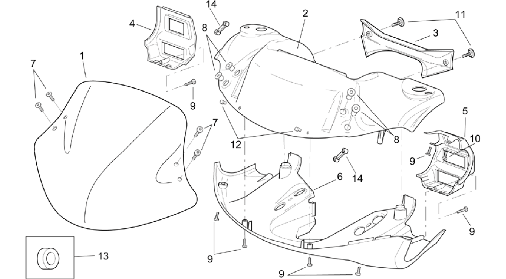 Front body - Front fairing (28.07)