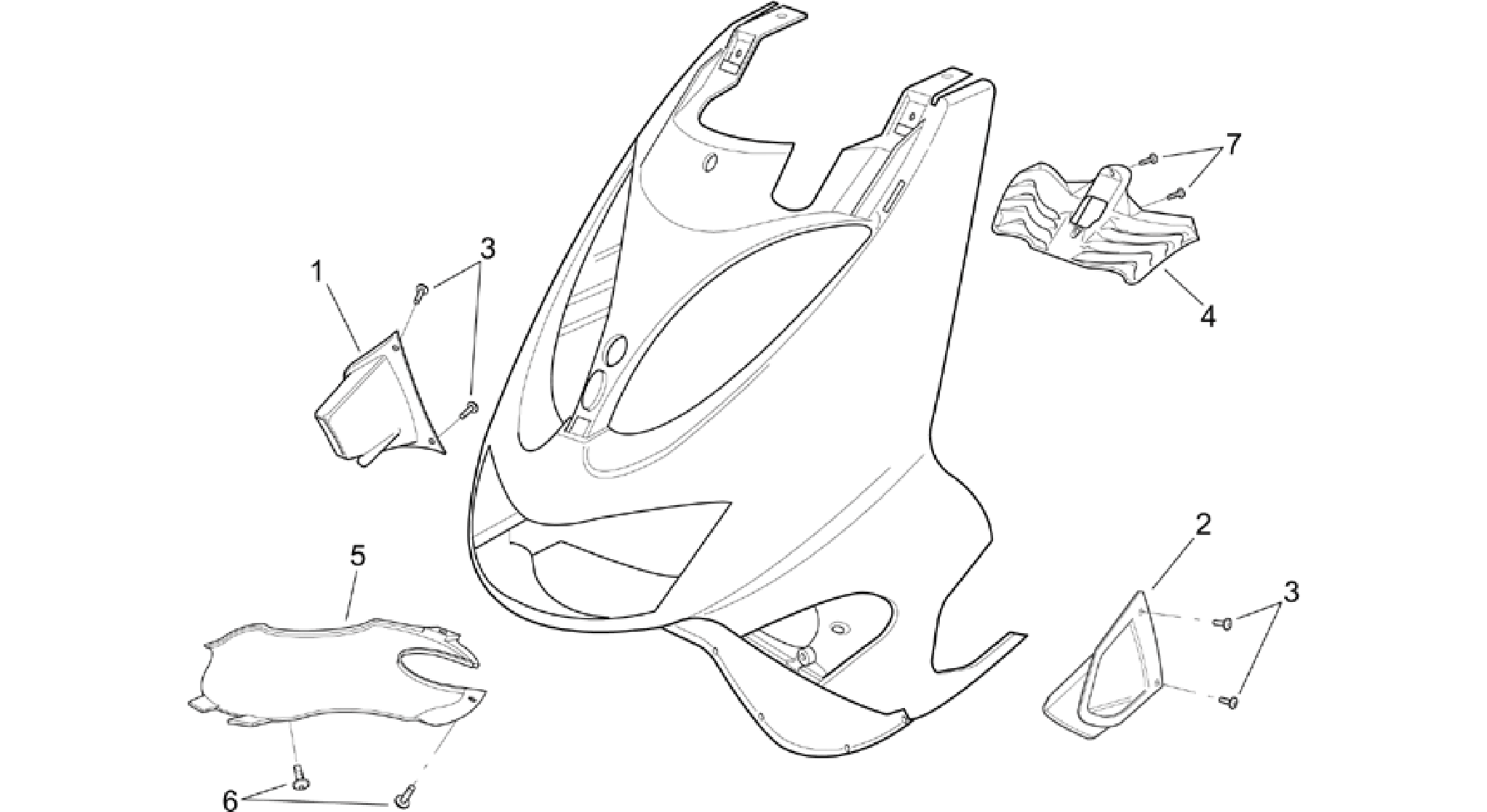 Front body - Intakes