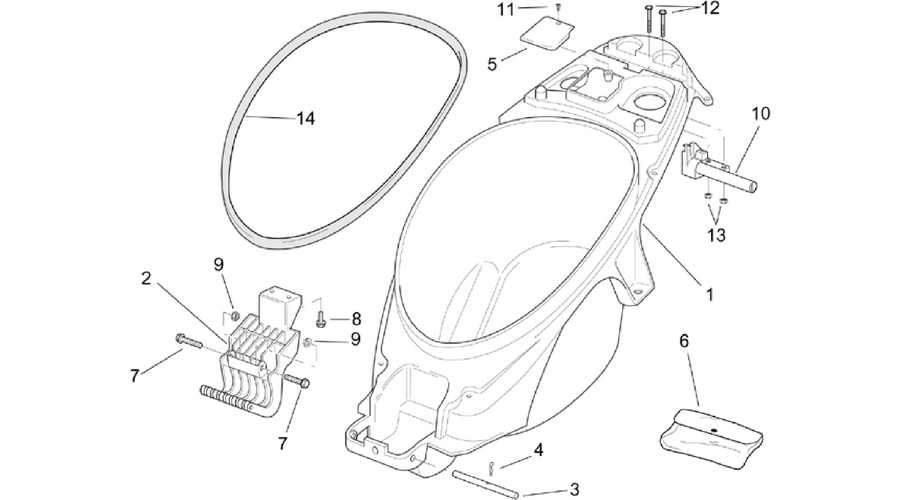 Helmet compartment