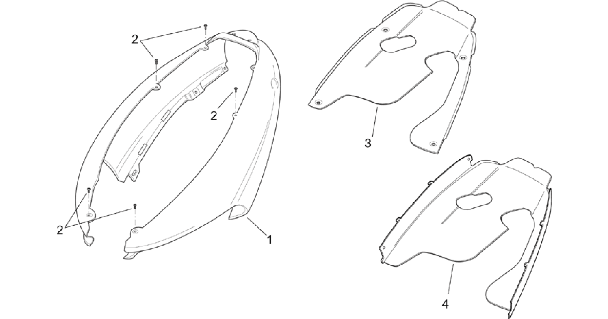 Rear body - Rear fairing