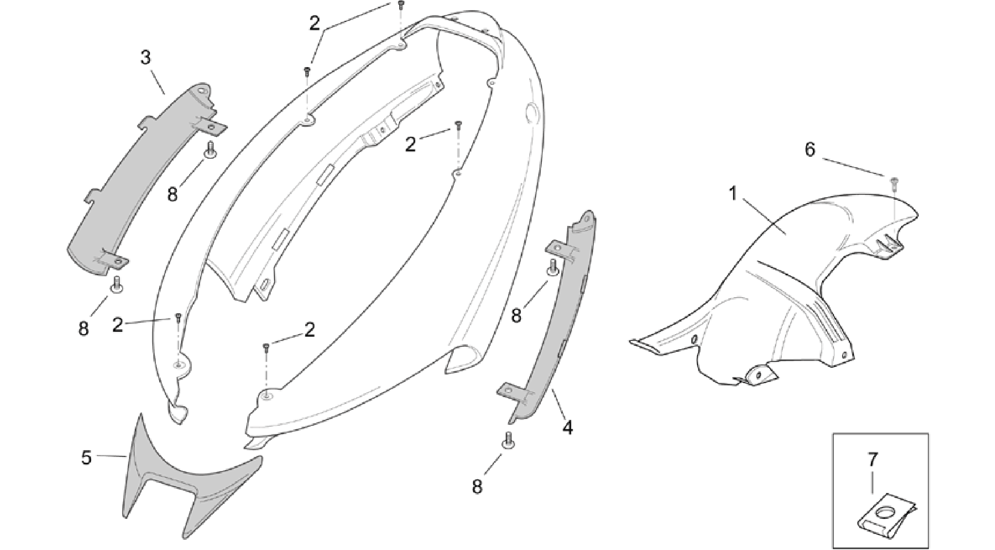 Rear body - Side panels