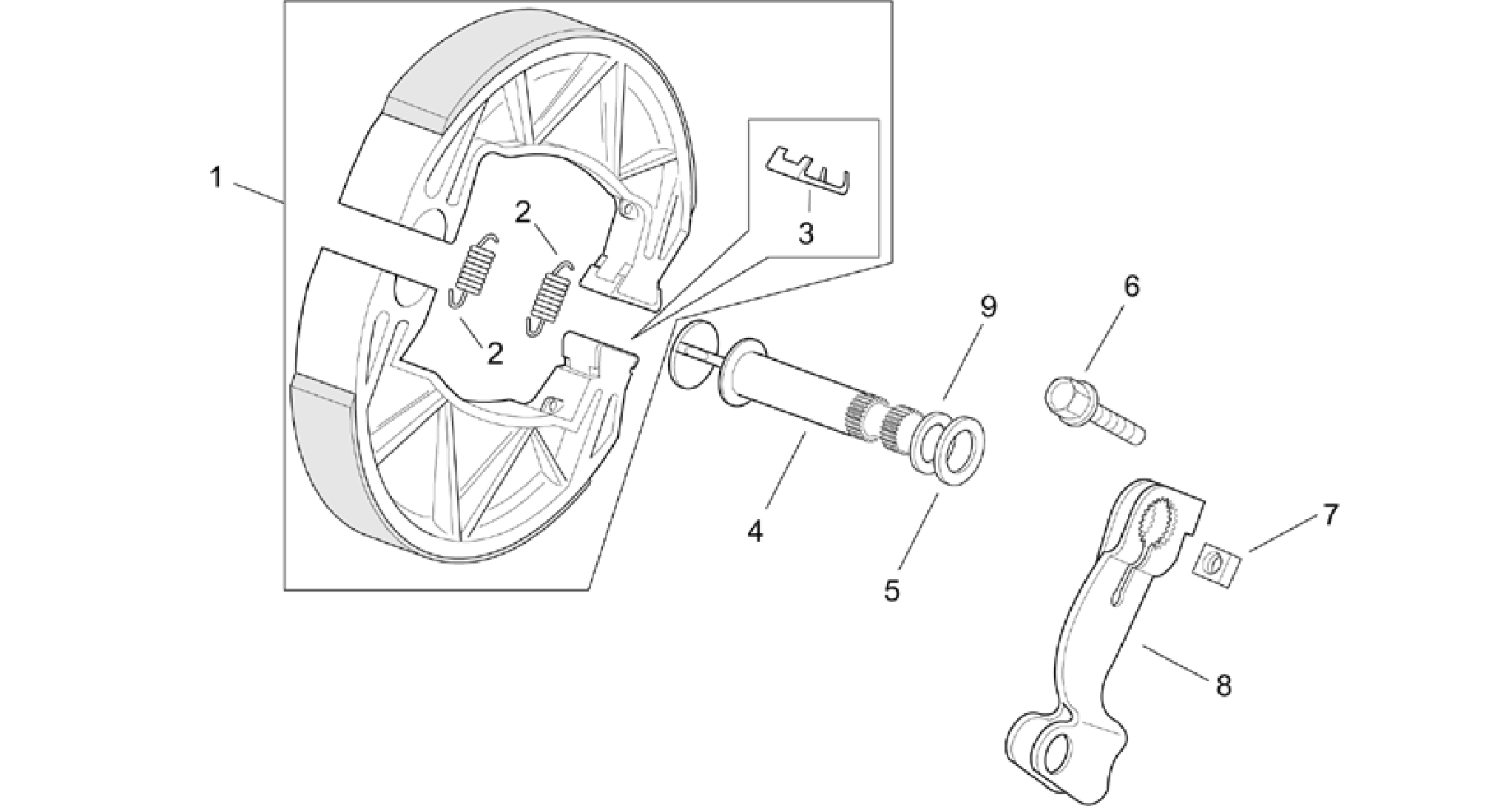 Rear brake