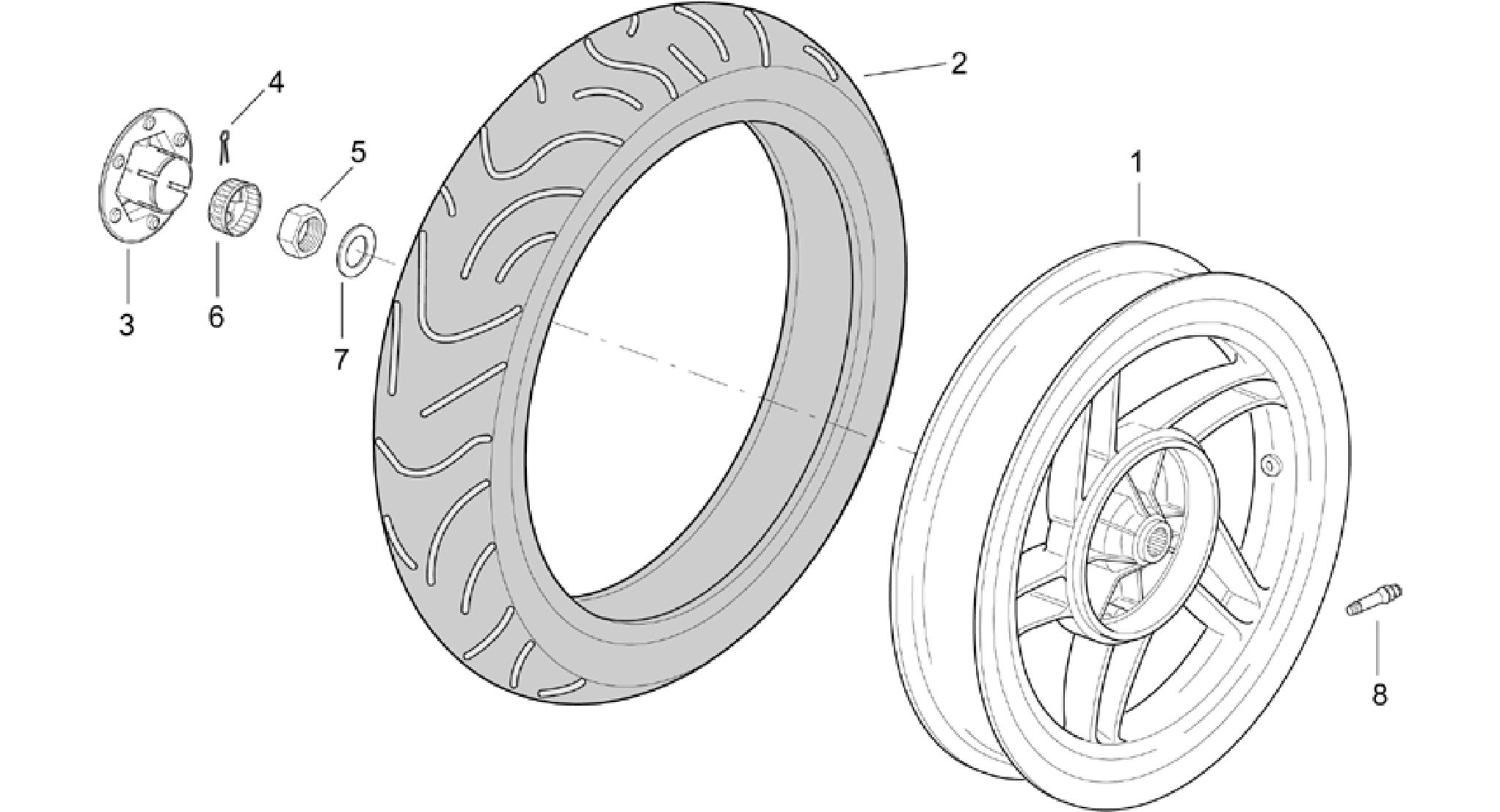 Rear wheel
