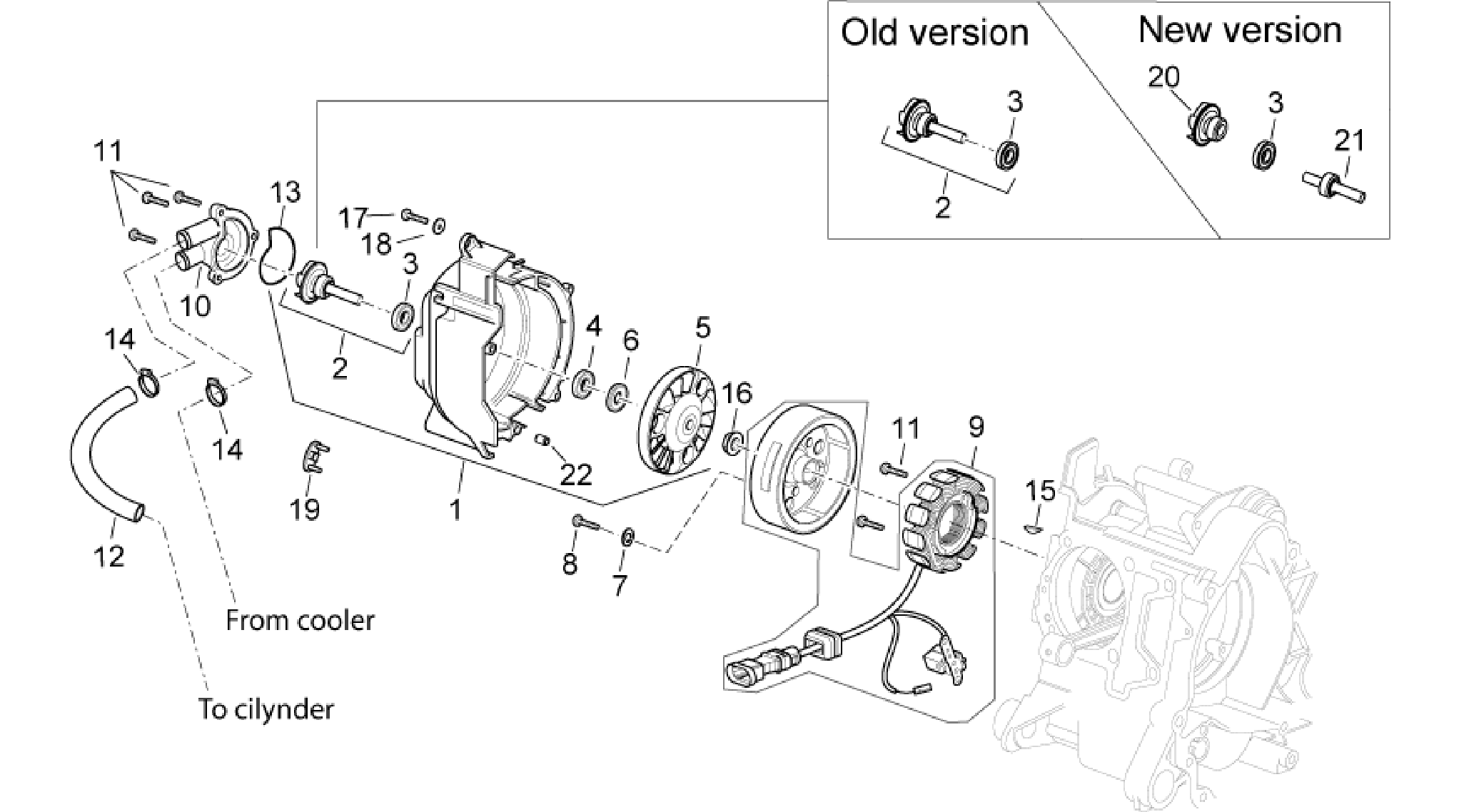 Cdi magneto assy