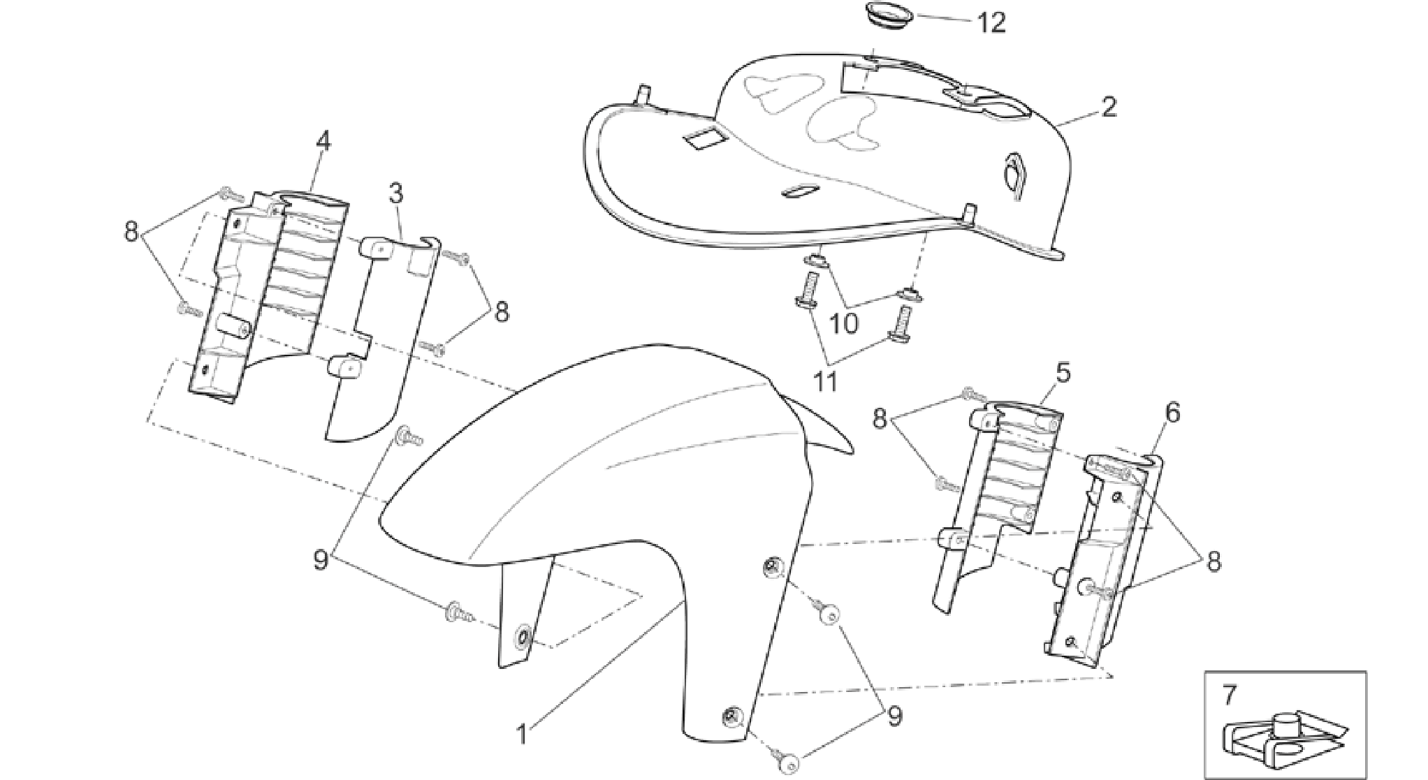 Front body - Front mudguard